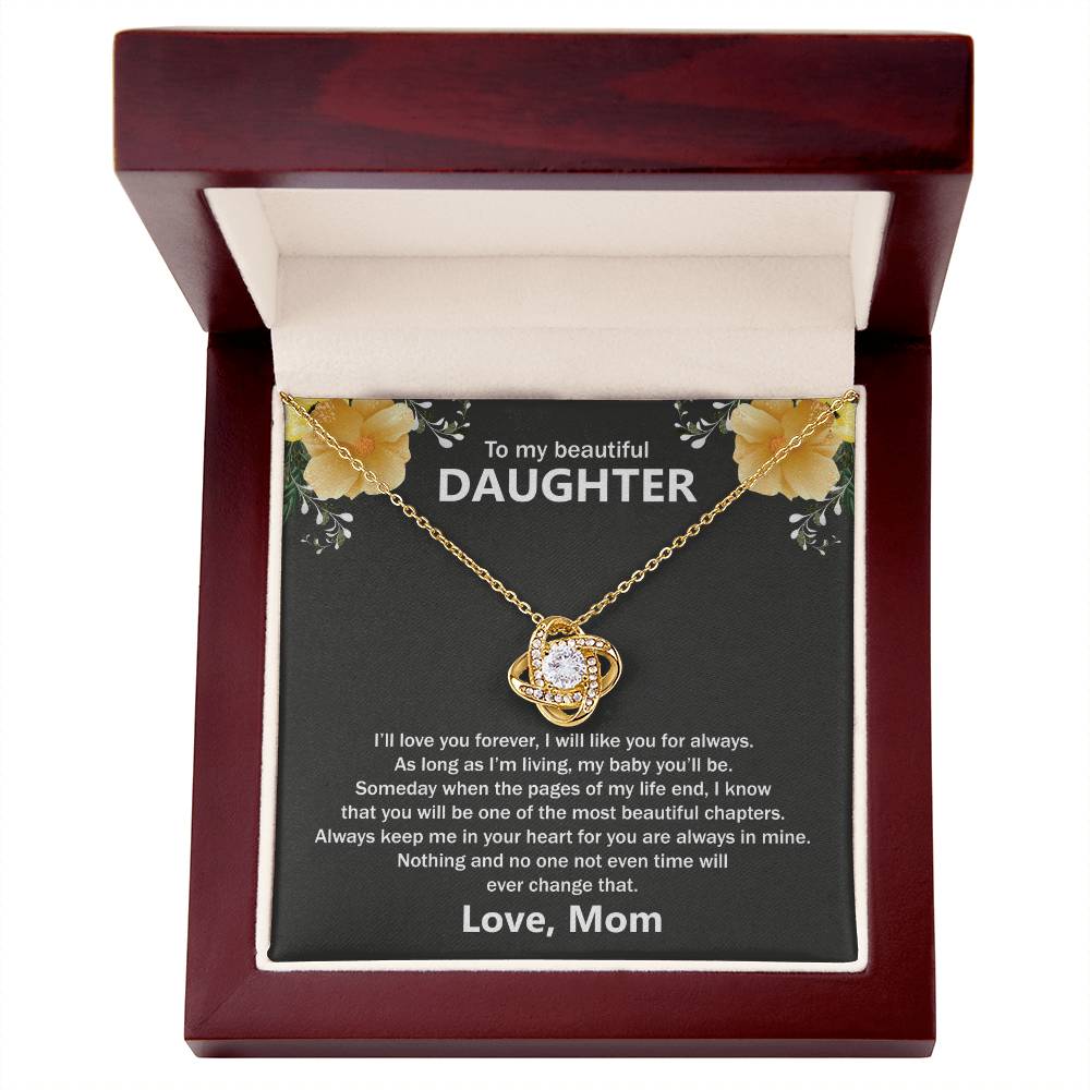 [Almost Gone] Love Knot Necklace - to Beautiful Daughter💖