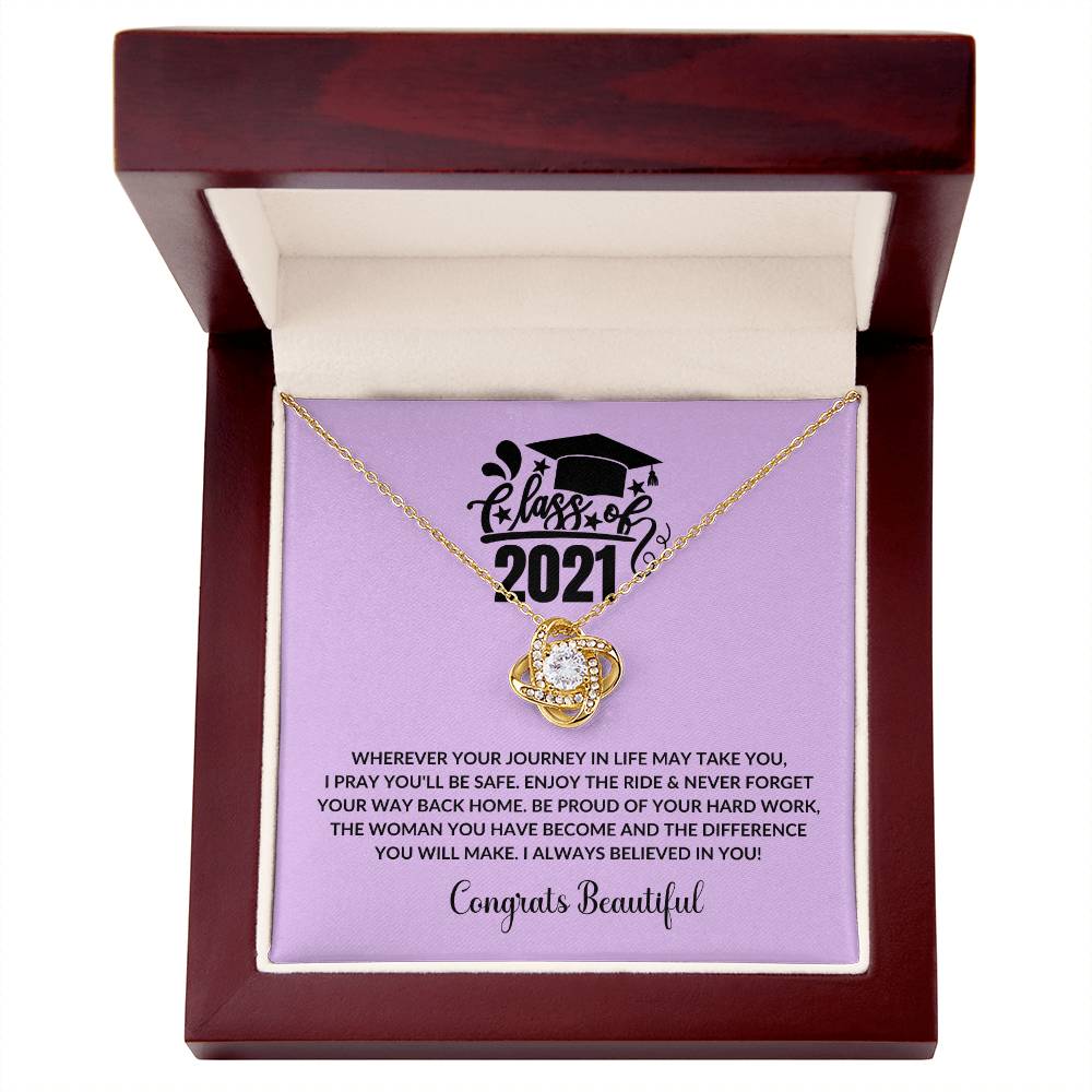 (Almost Gone) Class of 2021 - Graduation Necklace - Congrats Graduate Necklace Gift