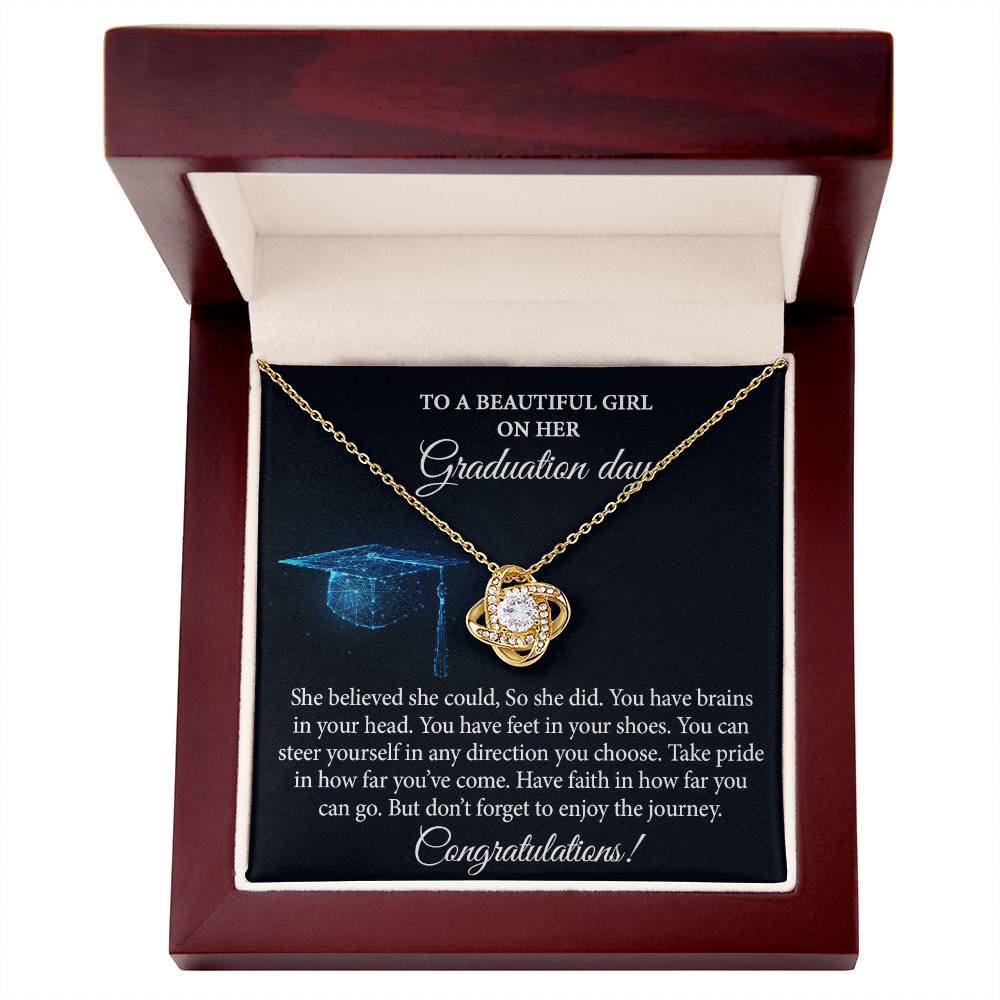(Almost Gone) Beautiful Girl, Graduation Necklace