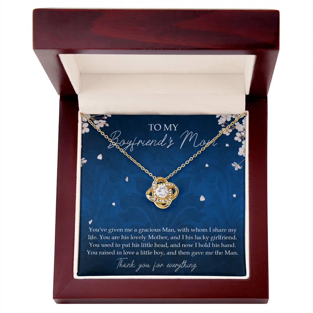 To my Boyfriend's Mom - Thank you for everything Necklace