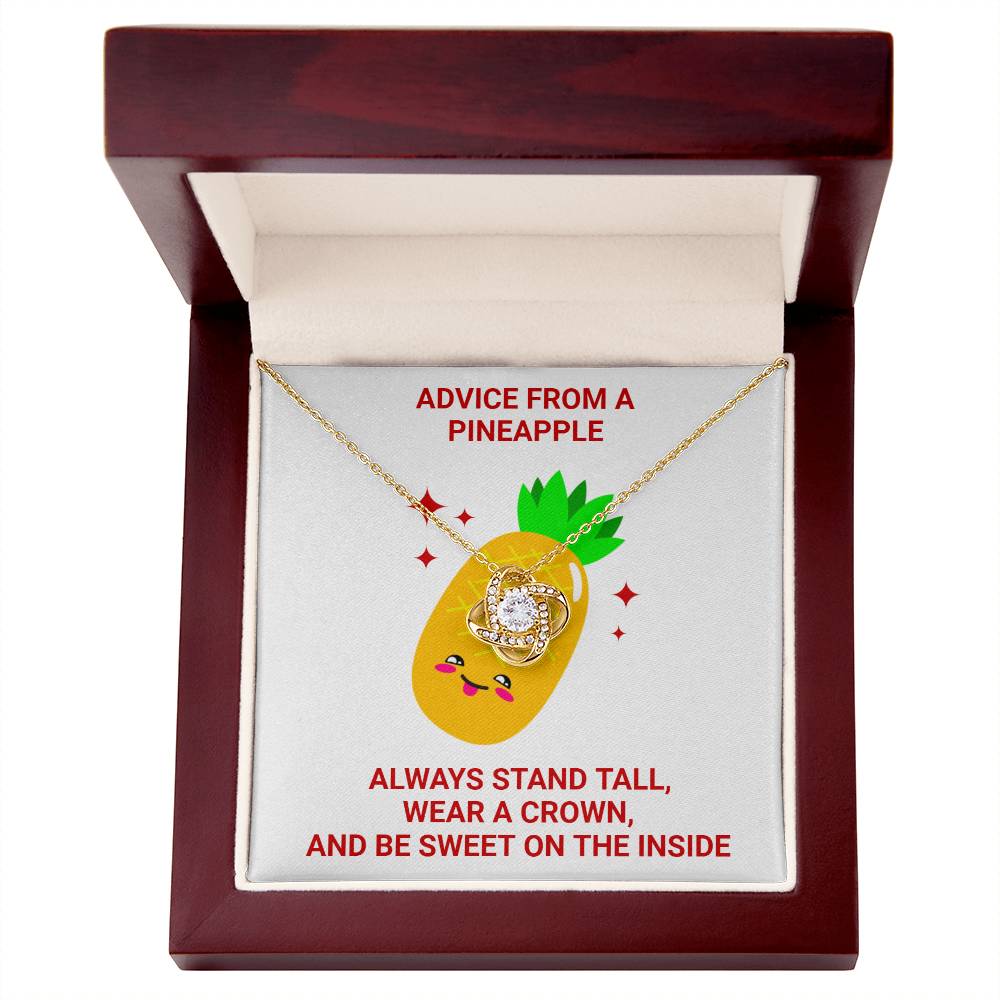 Advice From a Pineapple Sparkling Necklace