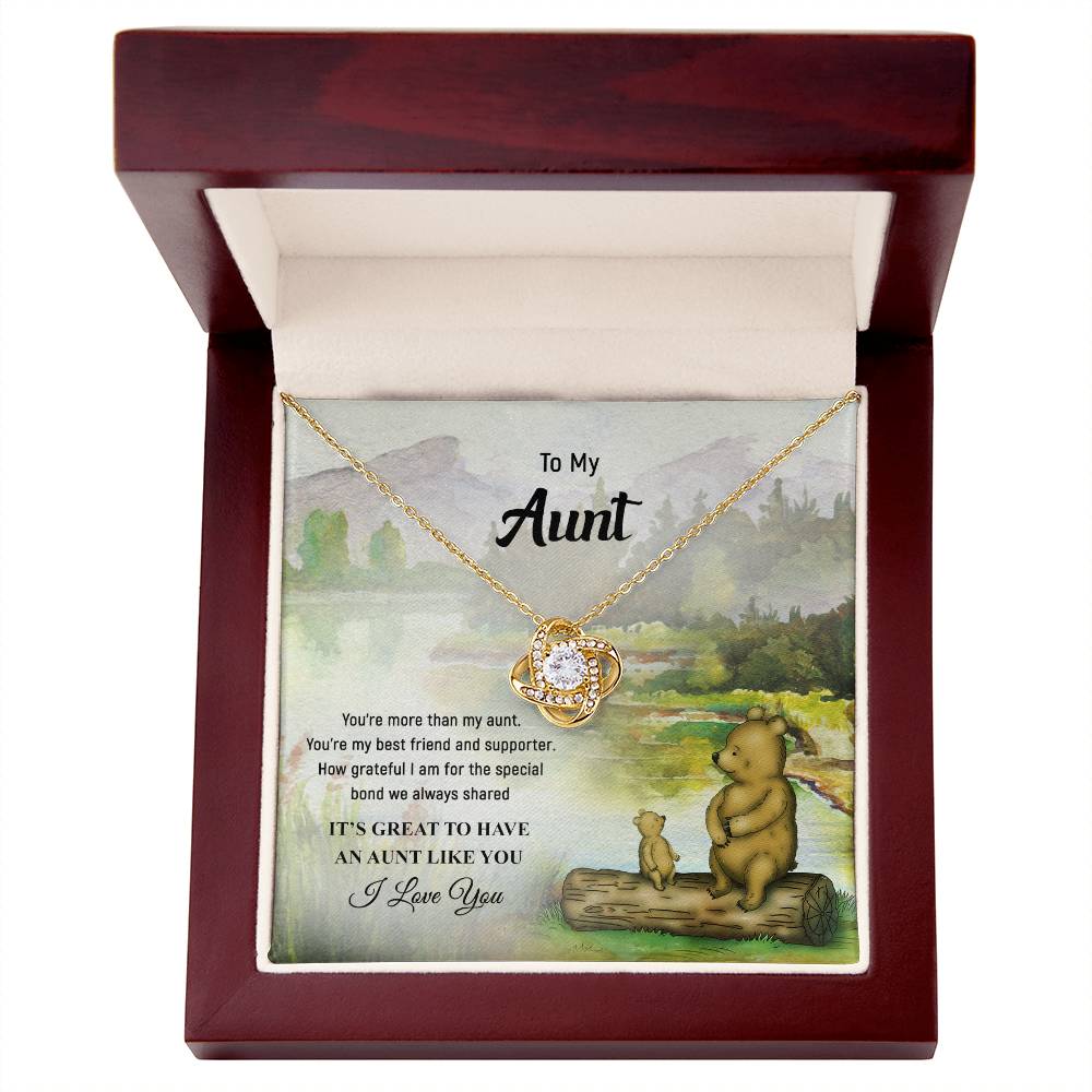 Necklace to My Aunt – It’s great to have an aunt like you - Mother’s Day