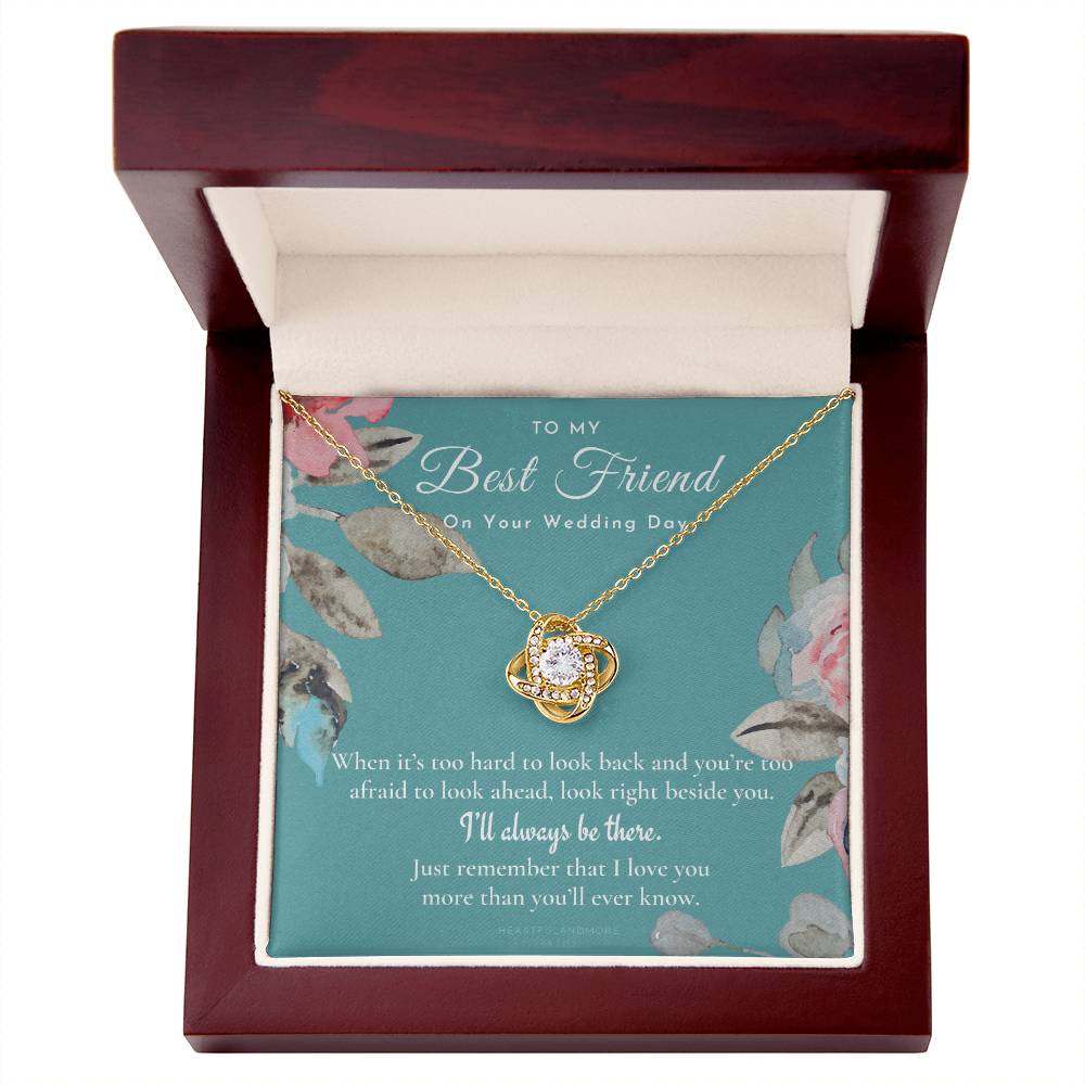 Best Friend Gift on Her Wedding Day, Best Friend to Bride Necklace, Best Friend Gift to Bride, Bride Gift From Maid of Honor, to My Best Friend