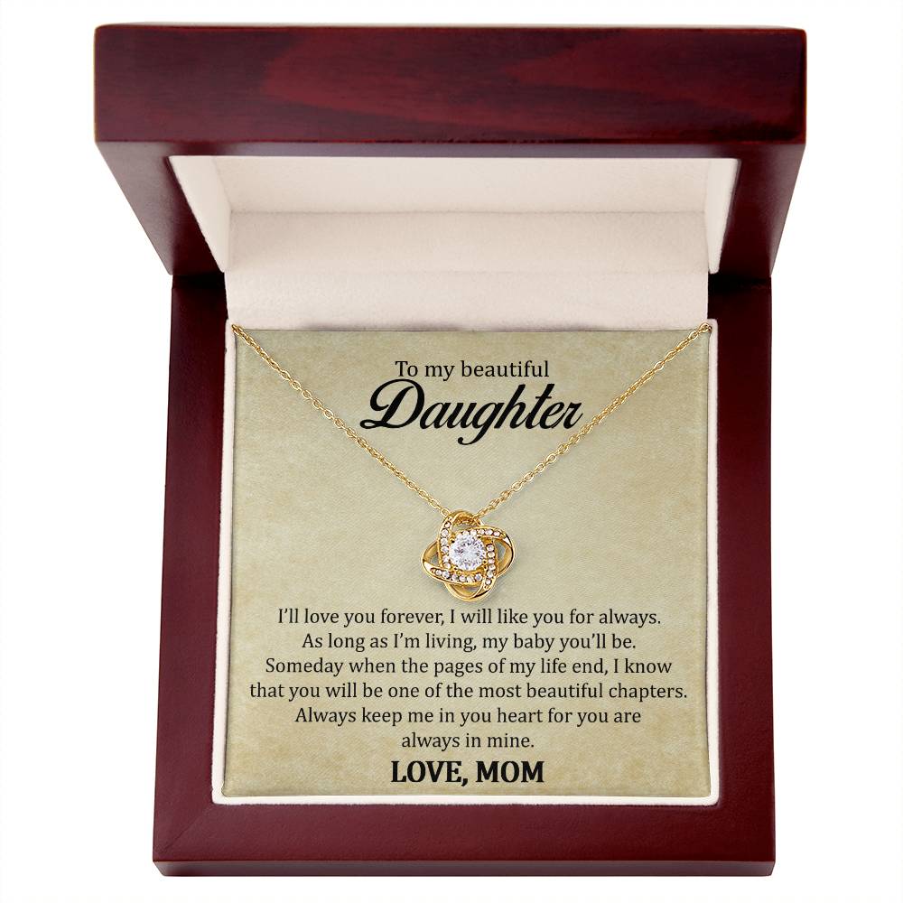 To My Beautiful Daughter - Always keep Me in Your Heart
