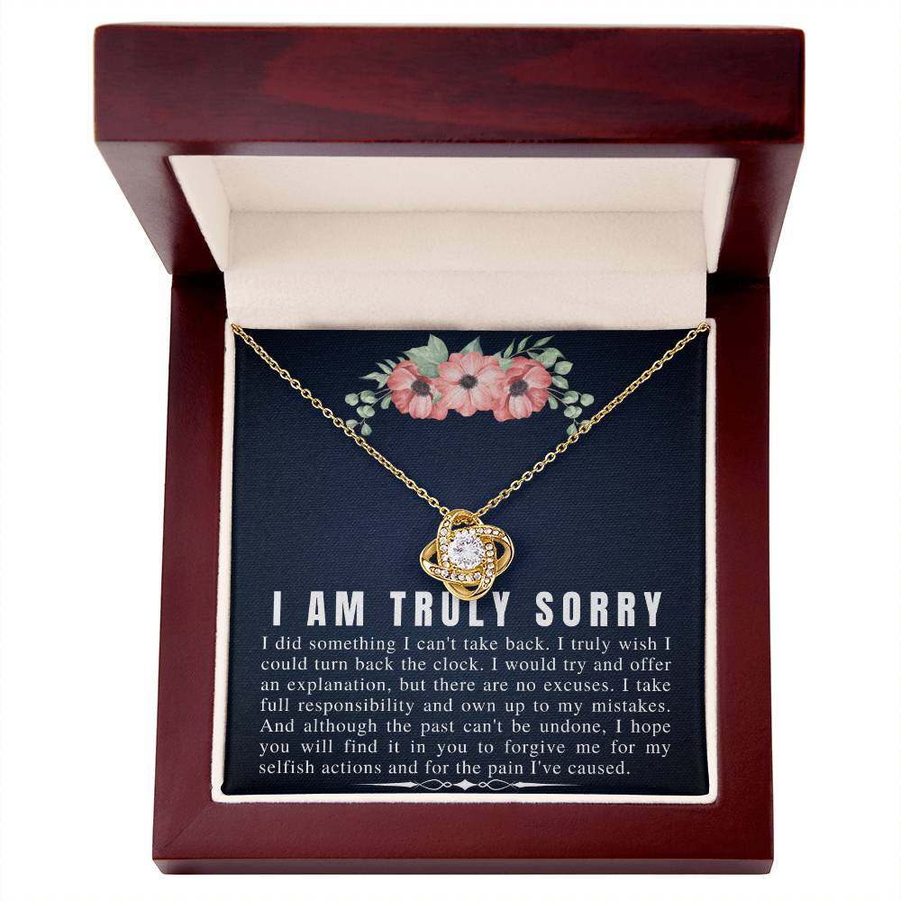 I'm Sorry Gift Apology Gift Necklace for Her, Please Forgive Me Gift Wife, Girlfriend, Friend, Forgiveness, Forgive Necklace