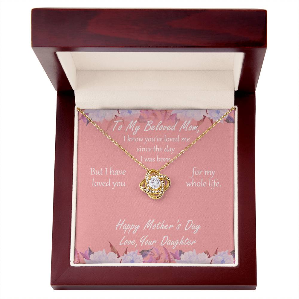 "My Whole Life" - Mother's Day Necklace -  To The Best Mom Ever – With Love on Mother’s Day