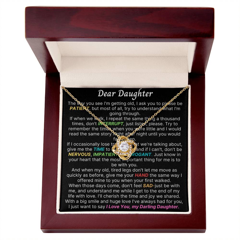DEAR DARLING DAUGHTER LOVE NECKLACE