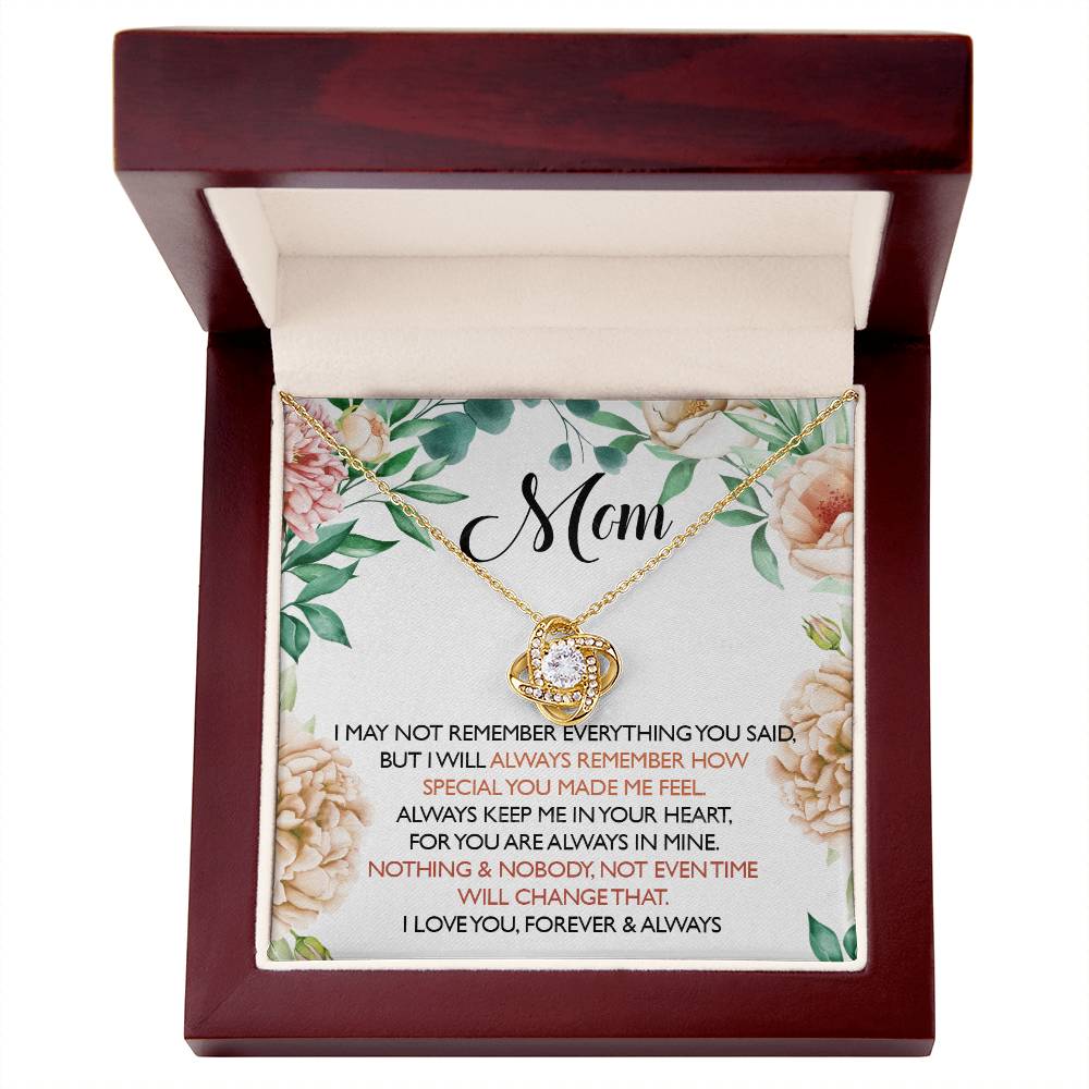 (Almost Gone!) Mother's Day Gift - Keep Me In Your Heart  - Special Mother’s Day Jewelry
