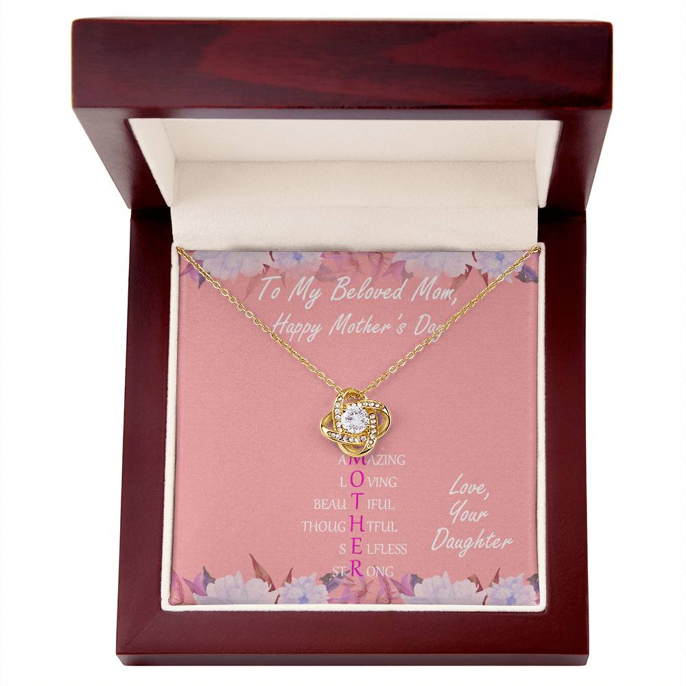 "Mother" - Precious Mother's Day Gift Necklace - Gift For Mother On The Mother’s Day, Women’s Day, Thank You Gift