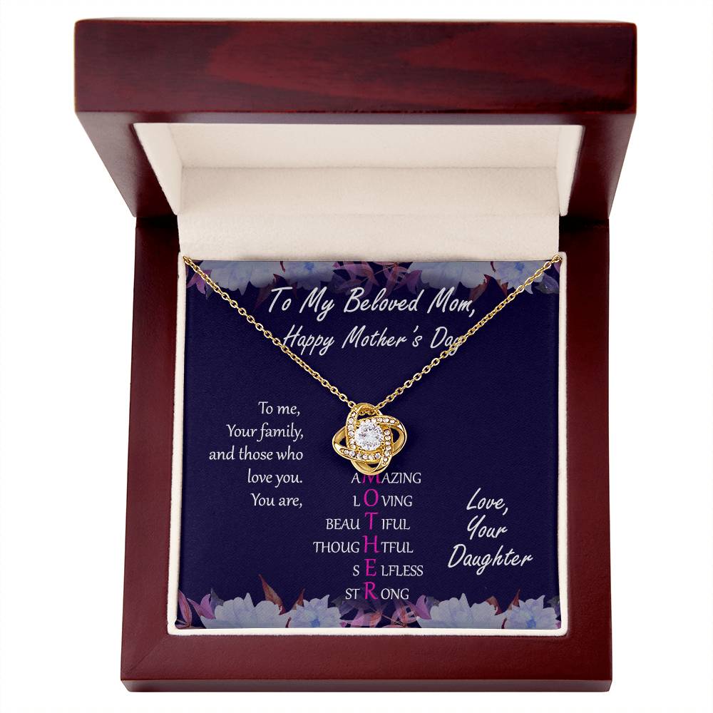 "Mother" Mother's Day Necklace -  To Love For Mom