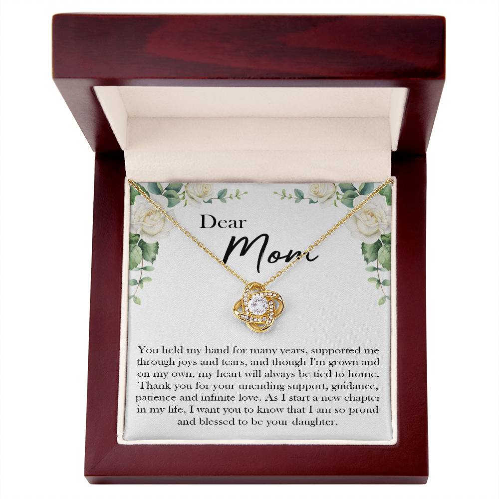 Mother of the Bride Gift From Daughter, to My Mom Necklace, Mother Daughter Necklace, Mom Birthday Gift