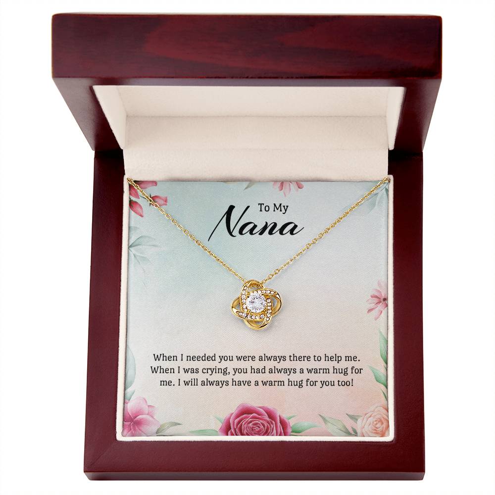Love Knot Necklace For Nana - A Hug in Every Moment on New Year