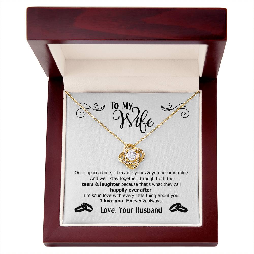 (Almost Gone!) to My Wife - Necklace - Happily Ever After