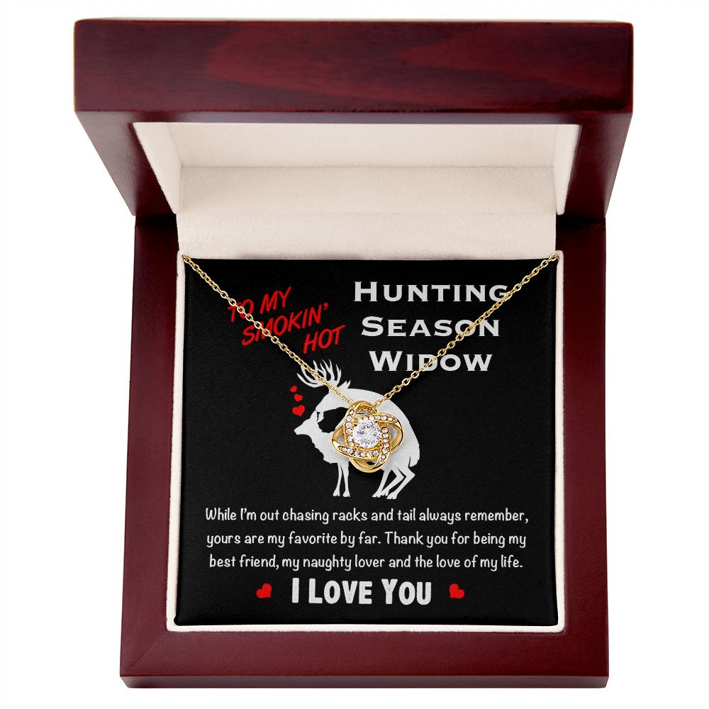 Smokin' Hot Hunting Season Widow Forever Love Necklace