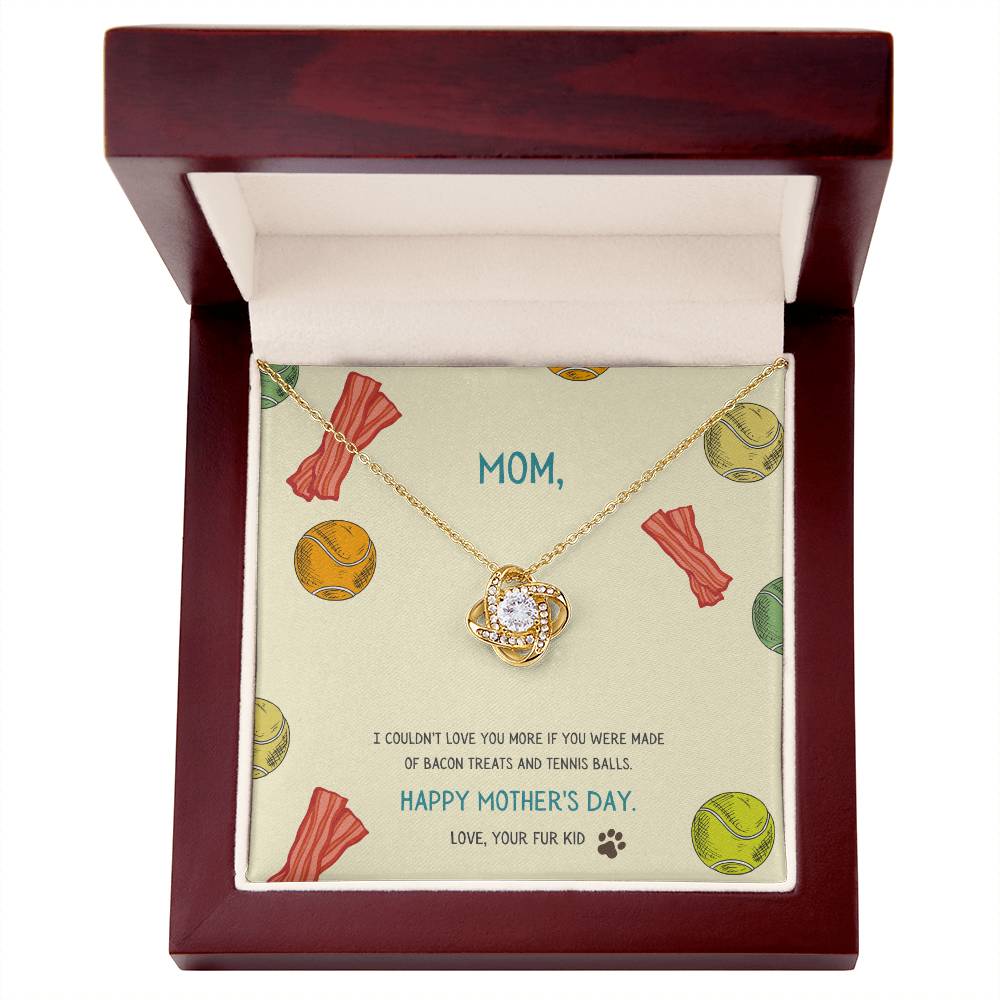 "I Couldn't Love You More" - Mother's Day Love Knot Necklace -  Gift For Mother - Mother’s Day, Women’s Day