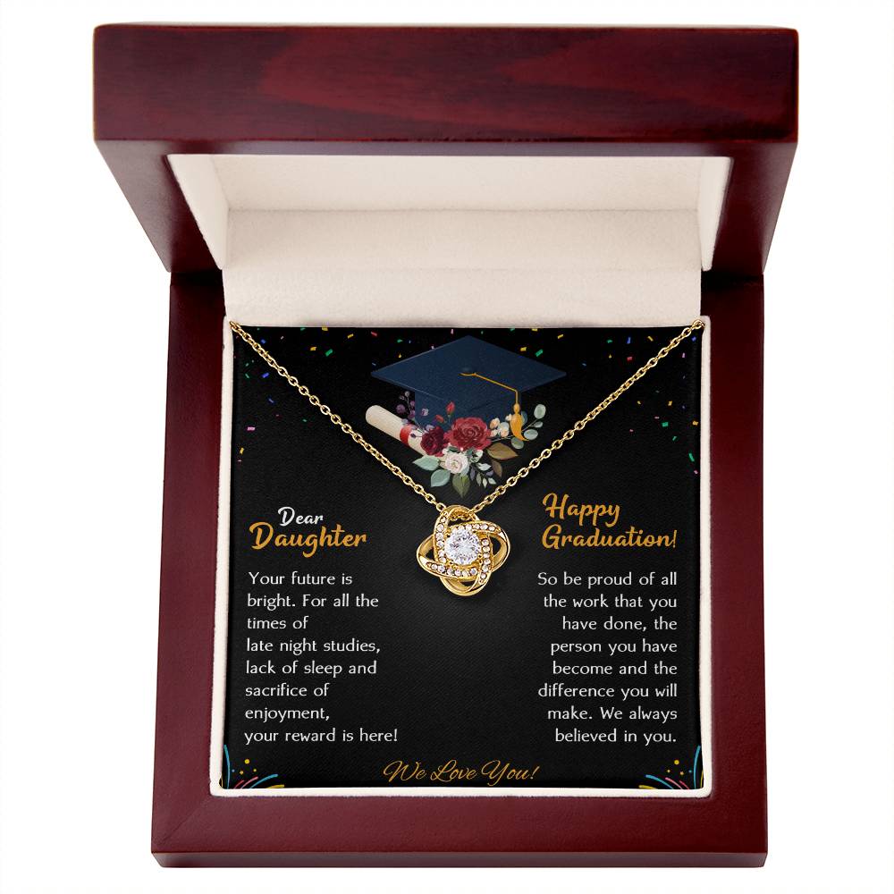 (Almost Gone) Class of 2021 - Dear Daughter So Proud of You - Limited Edition Graduation Necklace