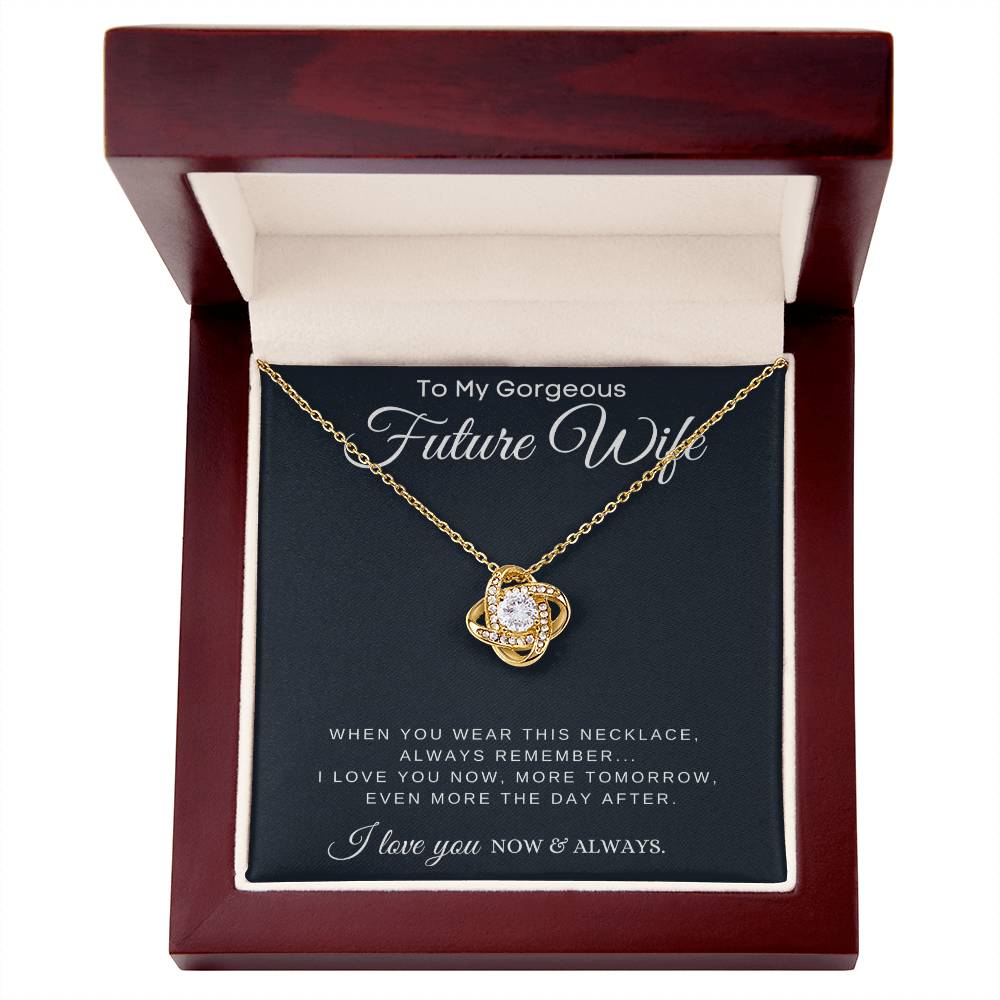 (Almost Gone!) Now & Always - Future Wife Heart Necklace - A Promise of Forever Love – Engagement Gift