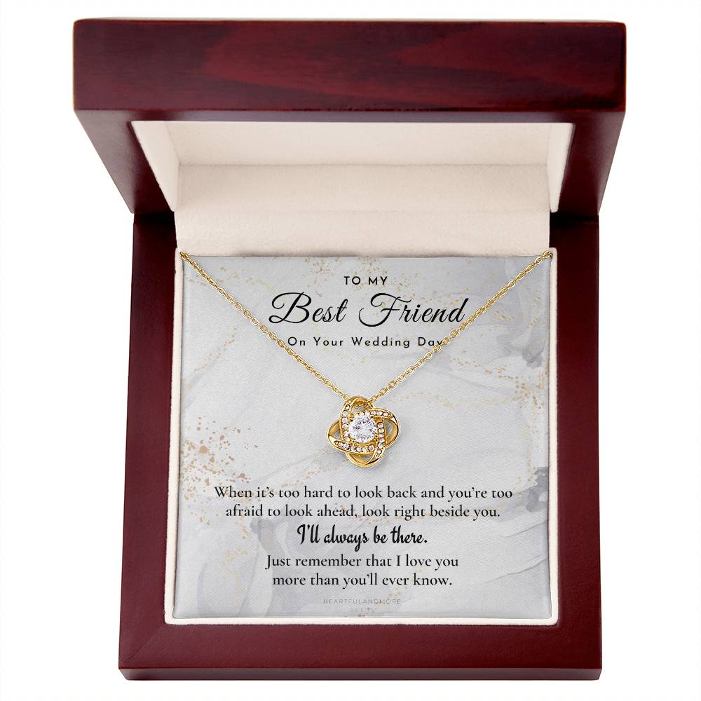 Best Friend Gift on Her Wedding Day, Best Friend to Bride Necklace, Best Friend Gift to Bride, Bride Gift From Maid of Honor, to My Best Friend