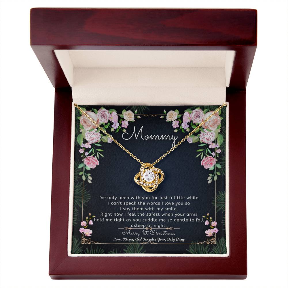 Necklace to Mommy – Sending you love, kisses, and snuggles - Baby Shower