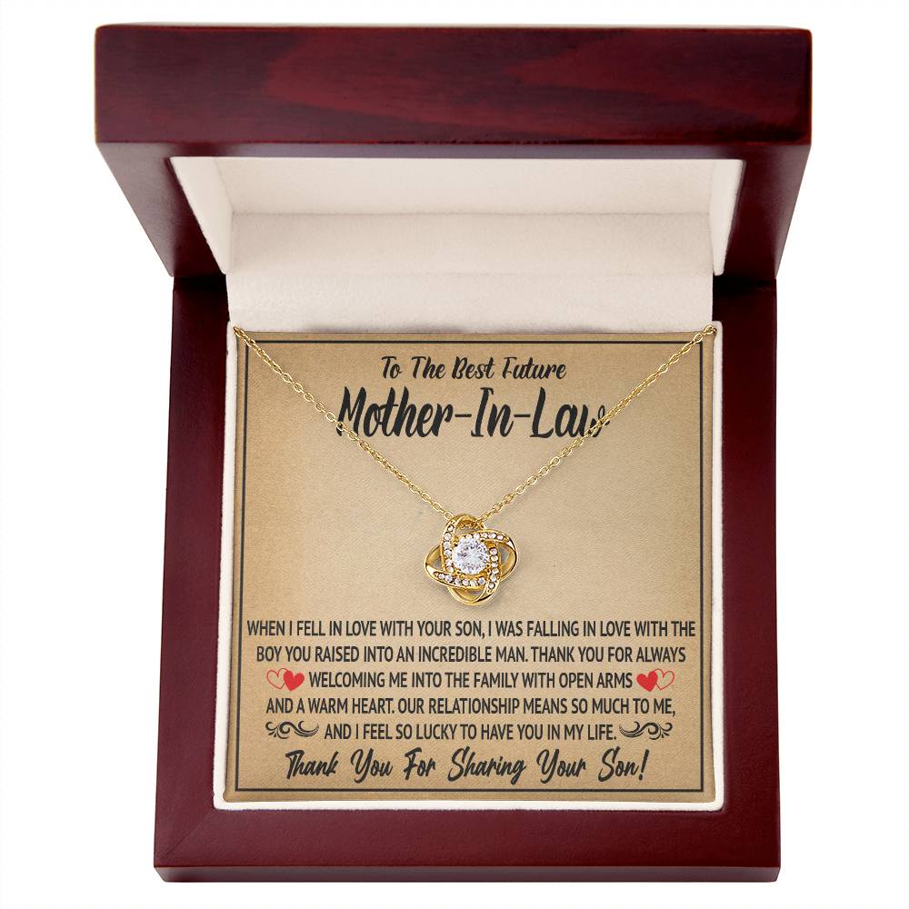 (Almost Gone) Best Future Mother in Law - Necklace - Thank You for Raising the Man of My Dreams