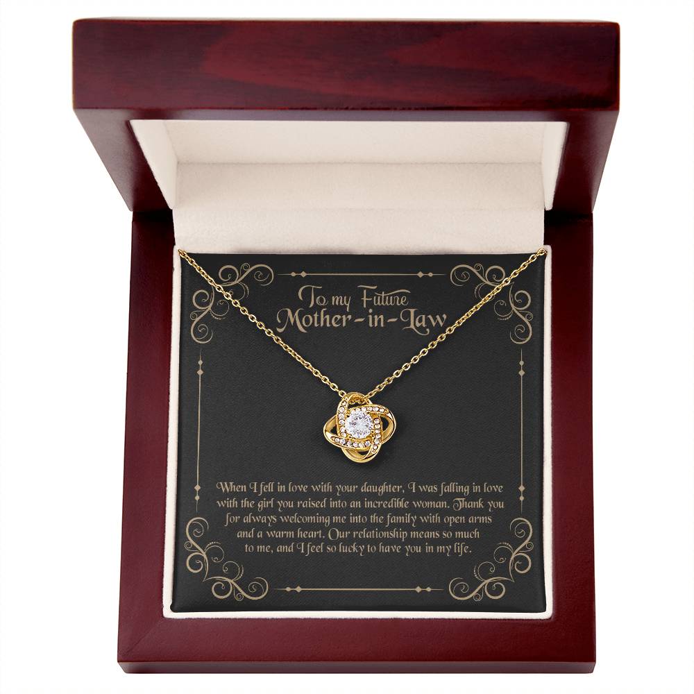 To my future Mother-in-law - Gift from Son - Thank You for Being Family on Thanksgiving