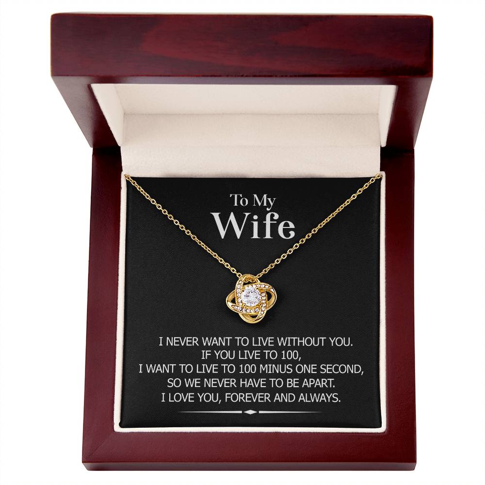 (Almost Gone!) to My Wife - Necklace - Never To Be Apart