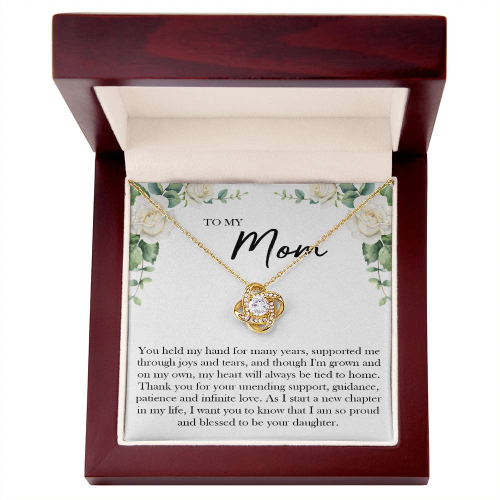 Mother of the Bride Gift From Daughter, to My Mom Necklace, Mother Daughter Necklace, Mom Birthday Gift