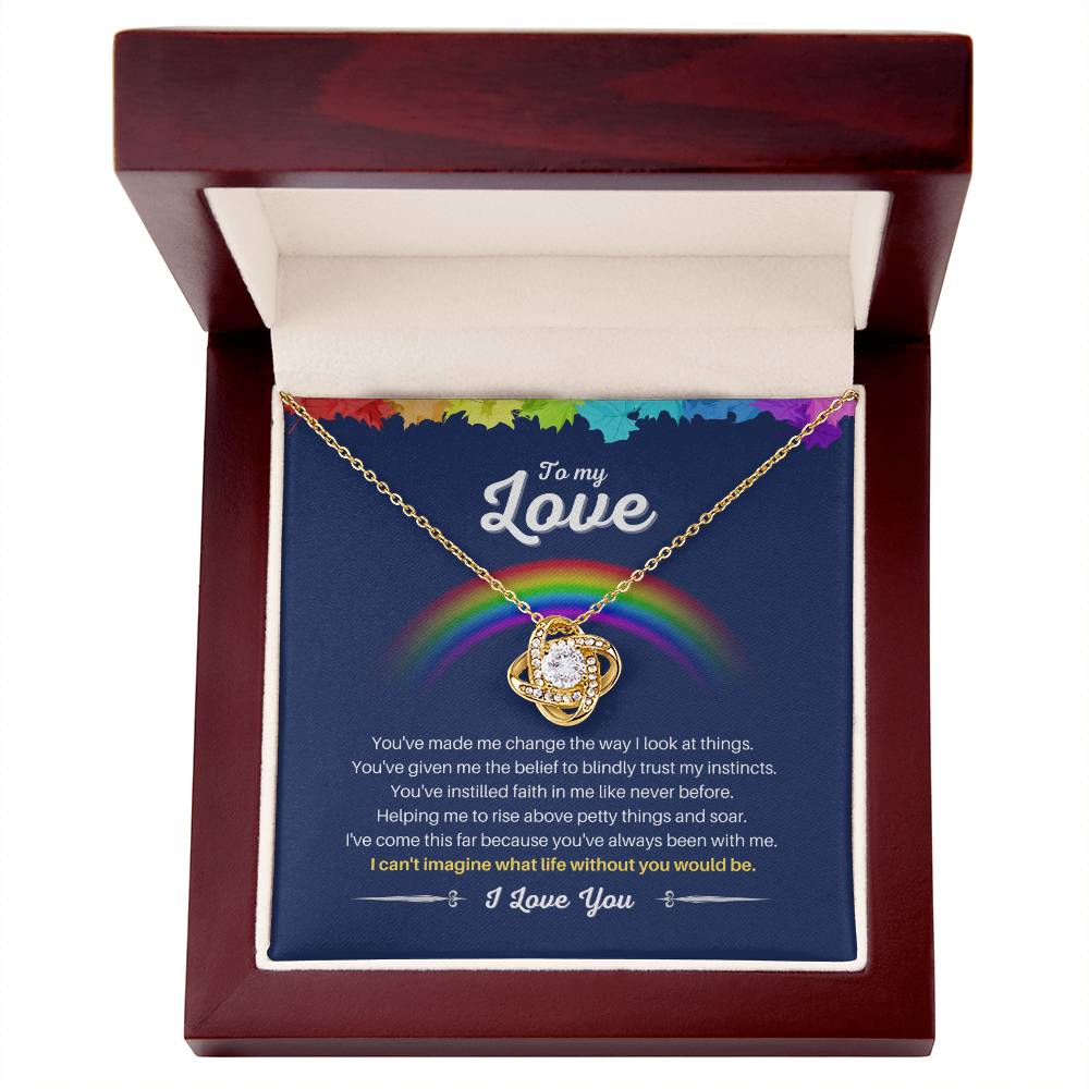 (Almost Gone) Always Been With Me Necklace - Gift To My Love