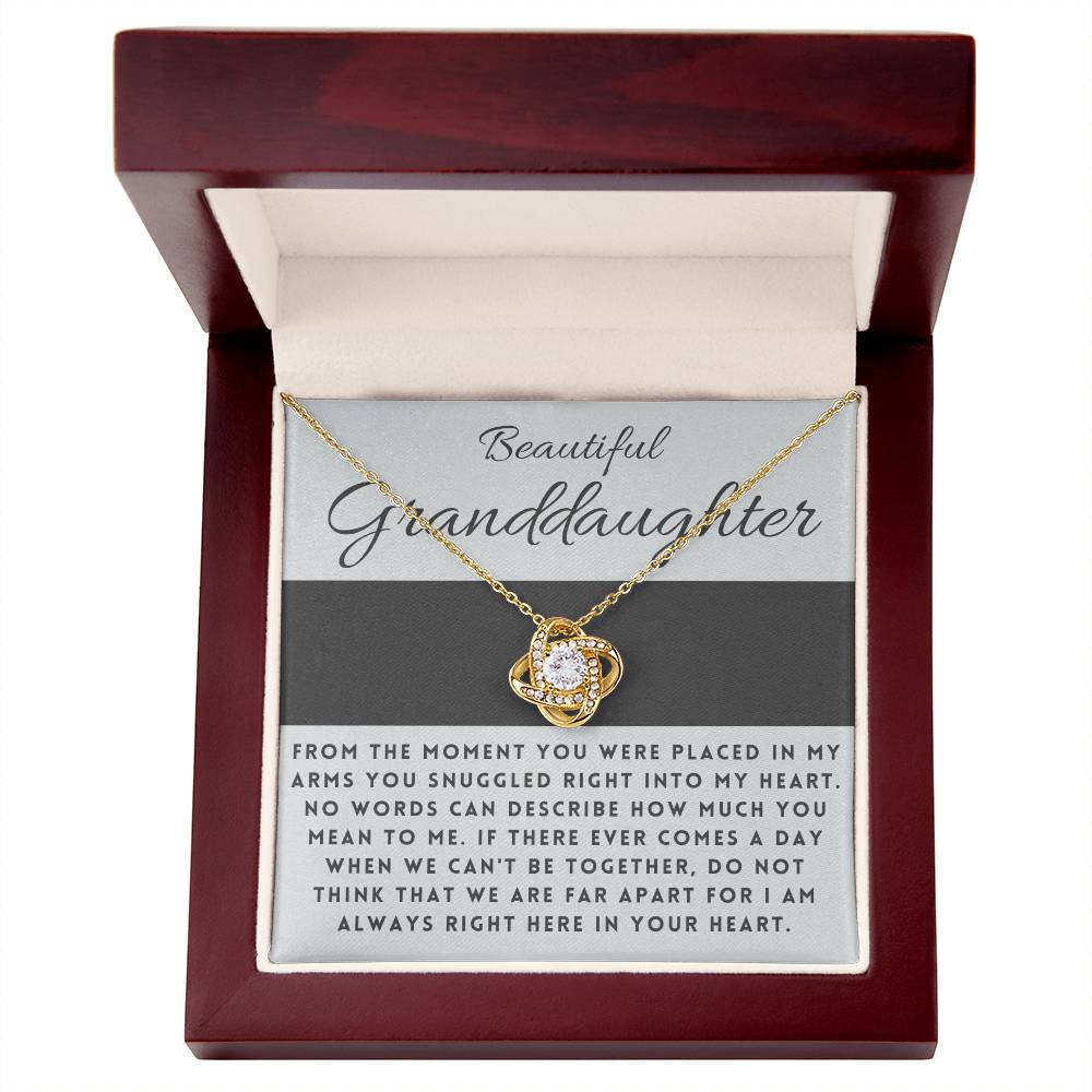 (Almost Gone) Cute Granddaughter Necklace - Gift from Grandma with Love