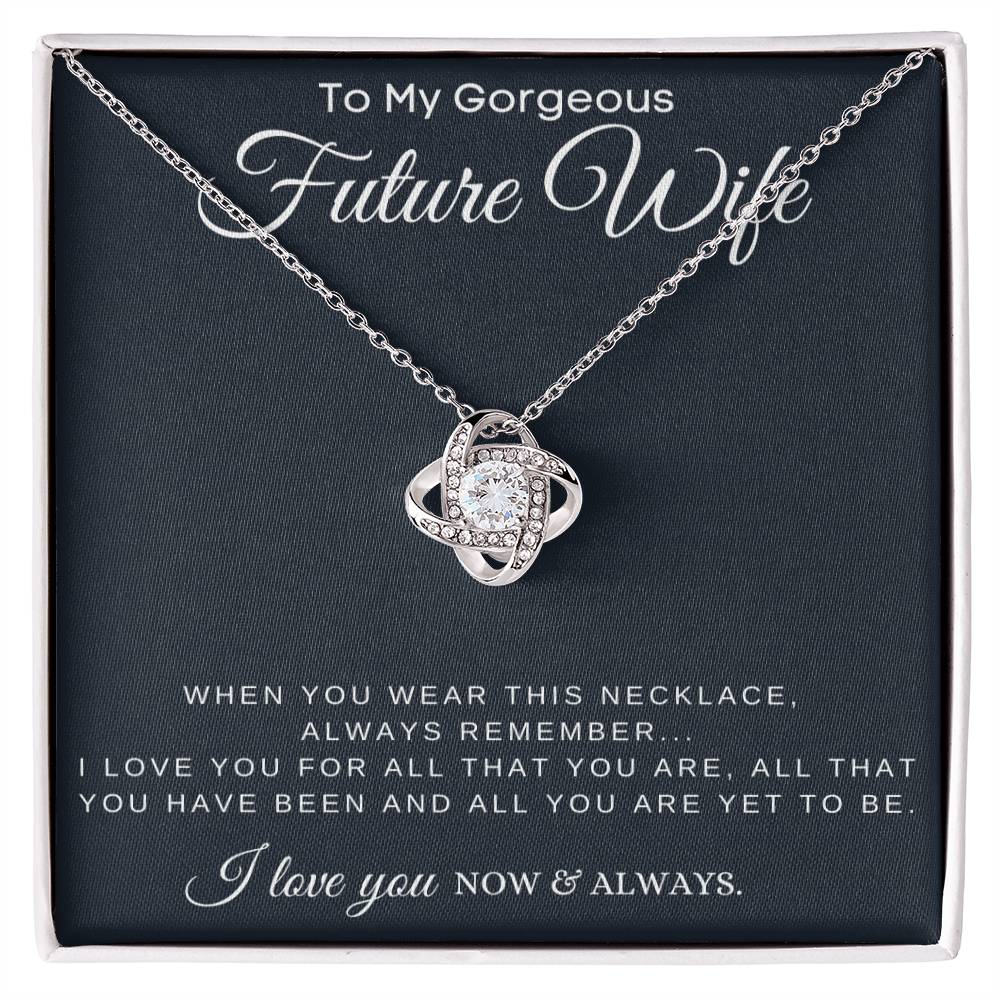(Almost Gone!) for All That You Are - Future Wife Heart Necklace - Gift For Her