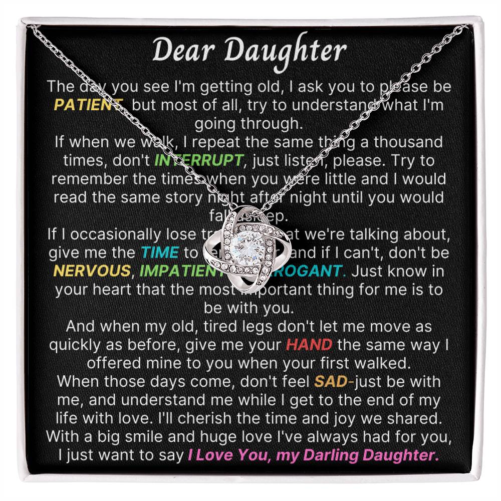 DEAR DARLING DAUGHTER LOVE NECKLACE
