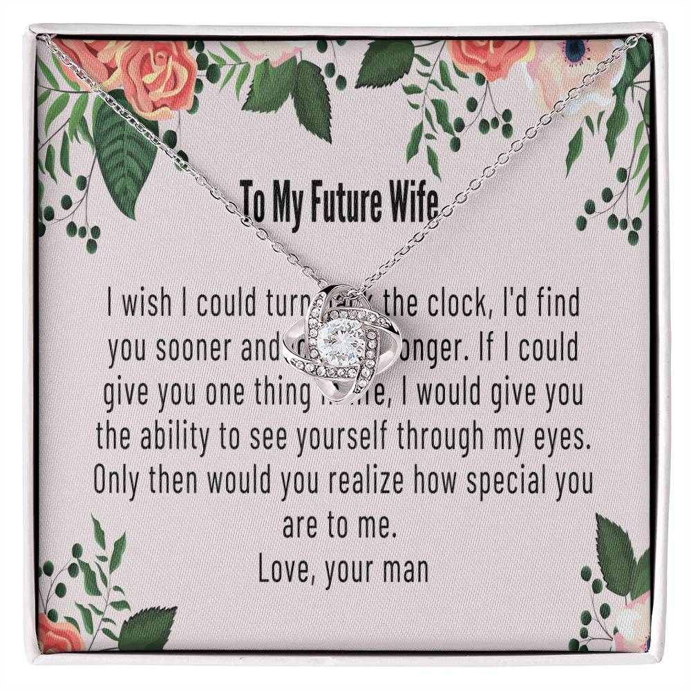 To My Future Wife Love You To The Moon Necklace, Future Wife Gift, Engagement Gift For Her, Future Wife Gift, Romantic Jewelry Gift
