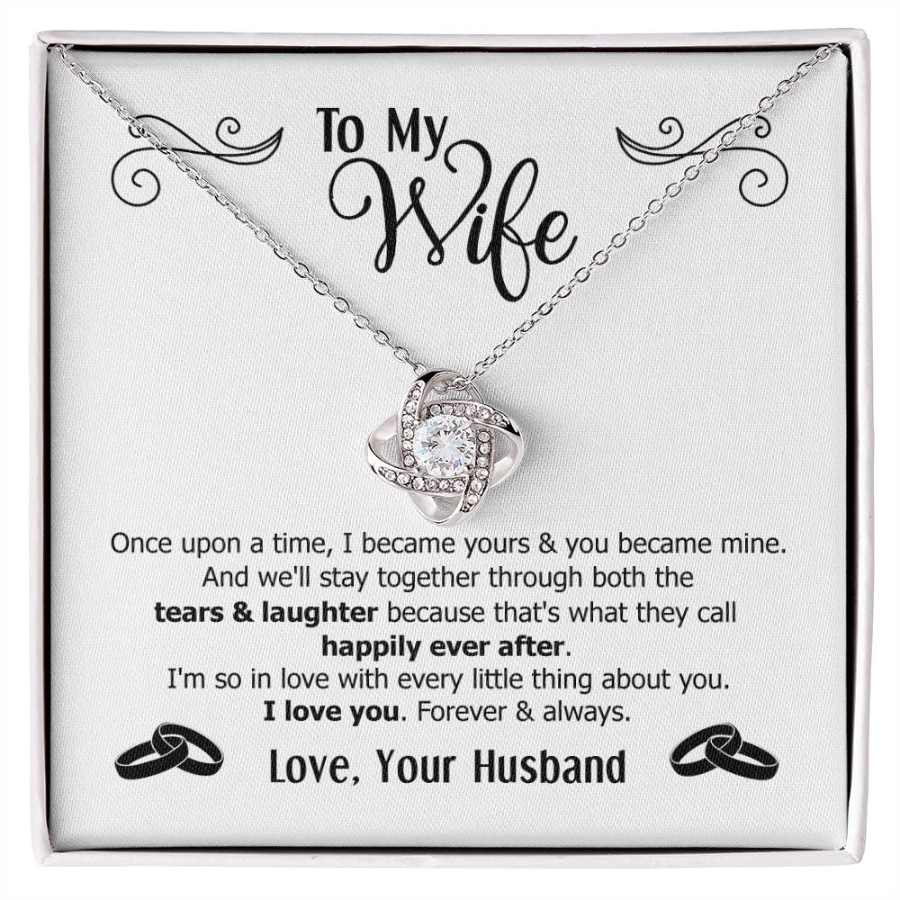 (Almost Gone!) to My Wife - Necklace - Happily Ever After