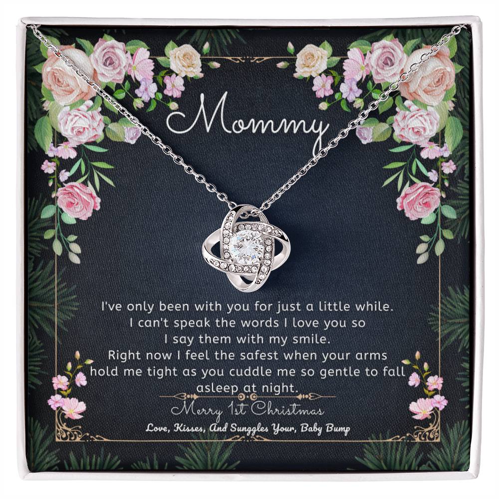 Necklace to Mommy – Sending you love, kisses, and snuggles - Baby Shower