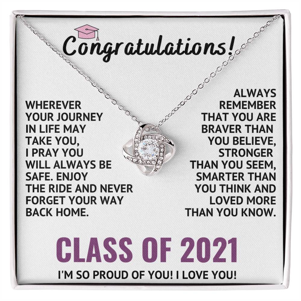 (Almost Gone) Class of 2021 Graduation Necklace