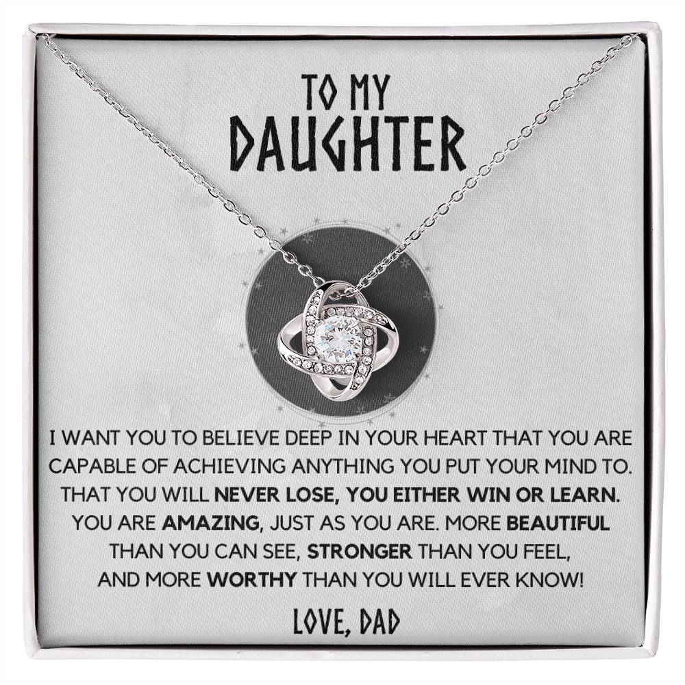 (Almost Gone) Class of 2021 - Proud to Be Your Dad - Gift Necklace for Daughter