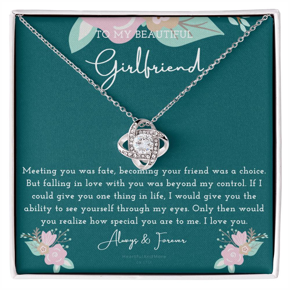 To My Girlfriend Necklace, Necklace for Girlfriend, Birthday Gift for Girlfriend, Valentine Gift for Girlfriend, Girlfriend Gifts