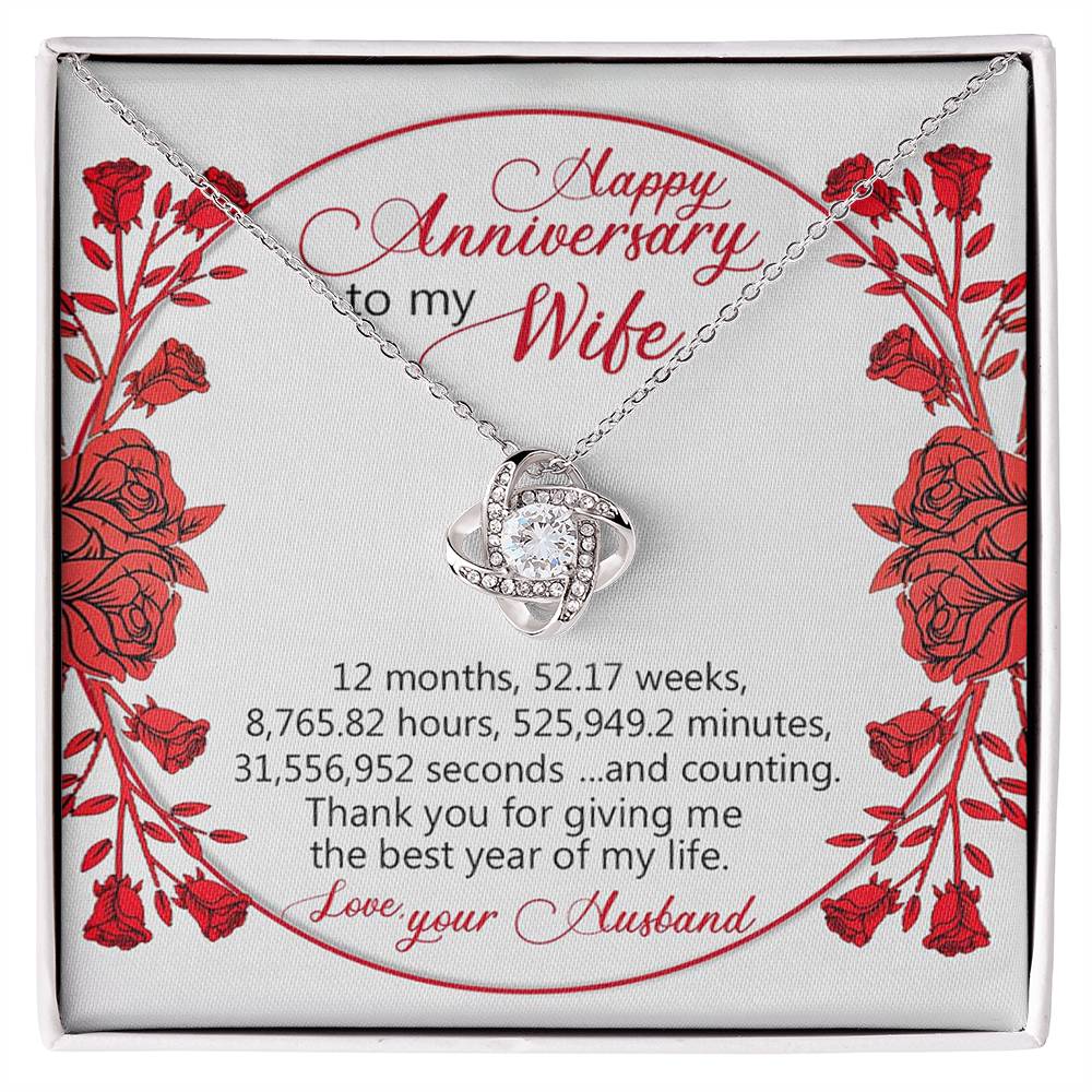 Thanks you for giving me the best year of my life - Happy Aniversary