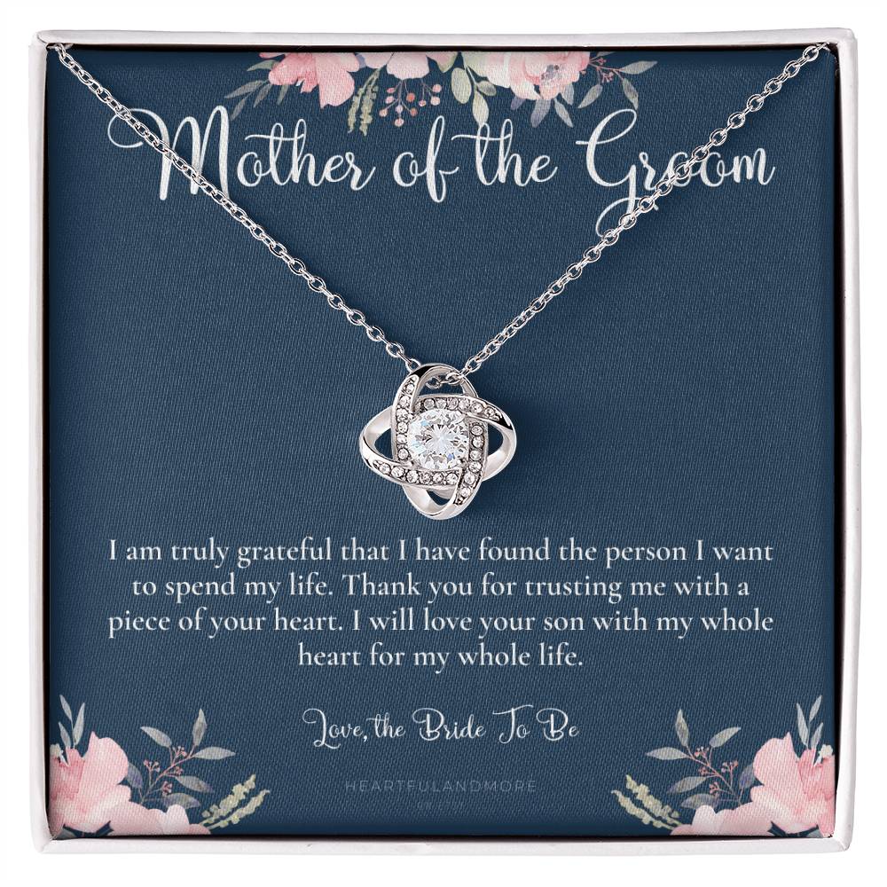 Mother of the Groom Gift Necklace, Wedding Gift, Bridal Party, Rehearsal Dinner, Man of My Dreams, Parent of Groom, Mother in Law Gift