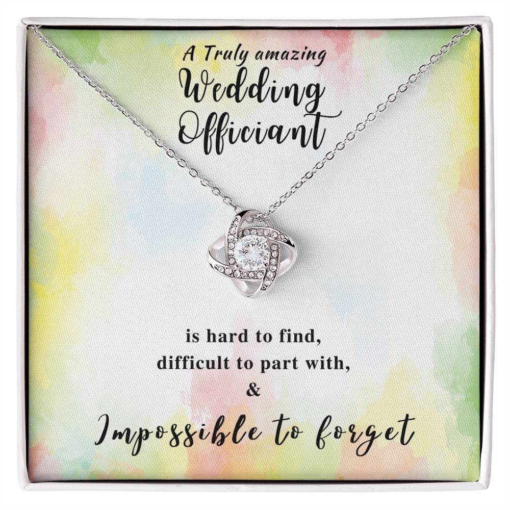 Wedding Officiant Gift | Gift for Wedding Officiant Necklace | a Truly Amazing Wedding Officiant Appreciation Gift