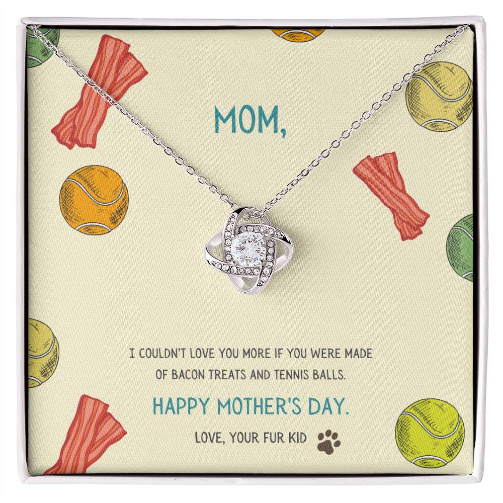 "I Couldn't Love You More" - Mother's Day Love Knot Necklace -  Gift For Mother - Mother’s Day, Women’s Day