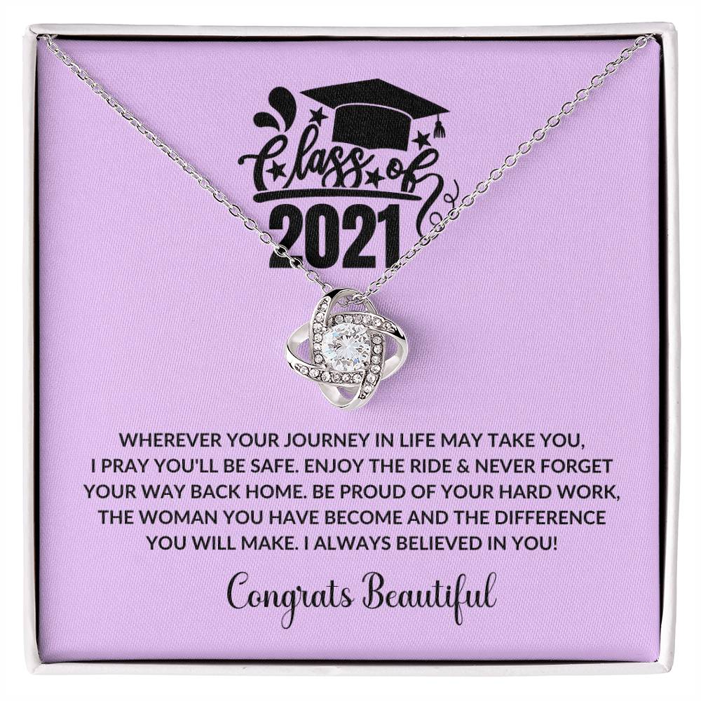 (Almost Gone) Class of 2021 - Graduation Necklace - Congrats Graduate Necklace Gift