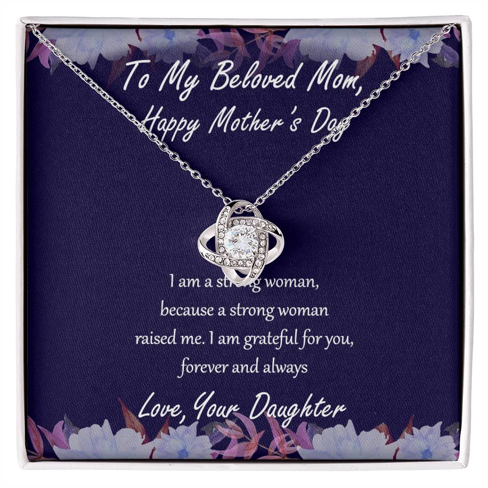 "Strong, Forever and Always" - Mother's Day Necklace - To My Strong Mom – Happy Mother’s Day