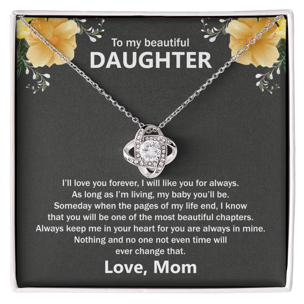 [Almost Gone] Love Knot Necklace - to Beautiful Daughter💖