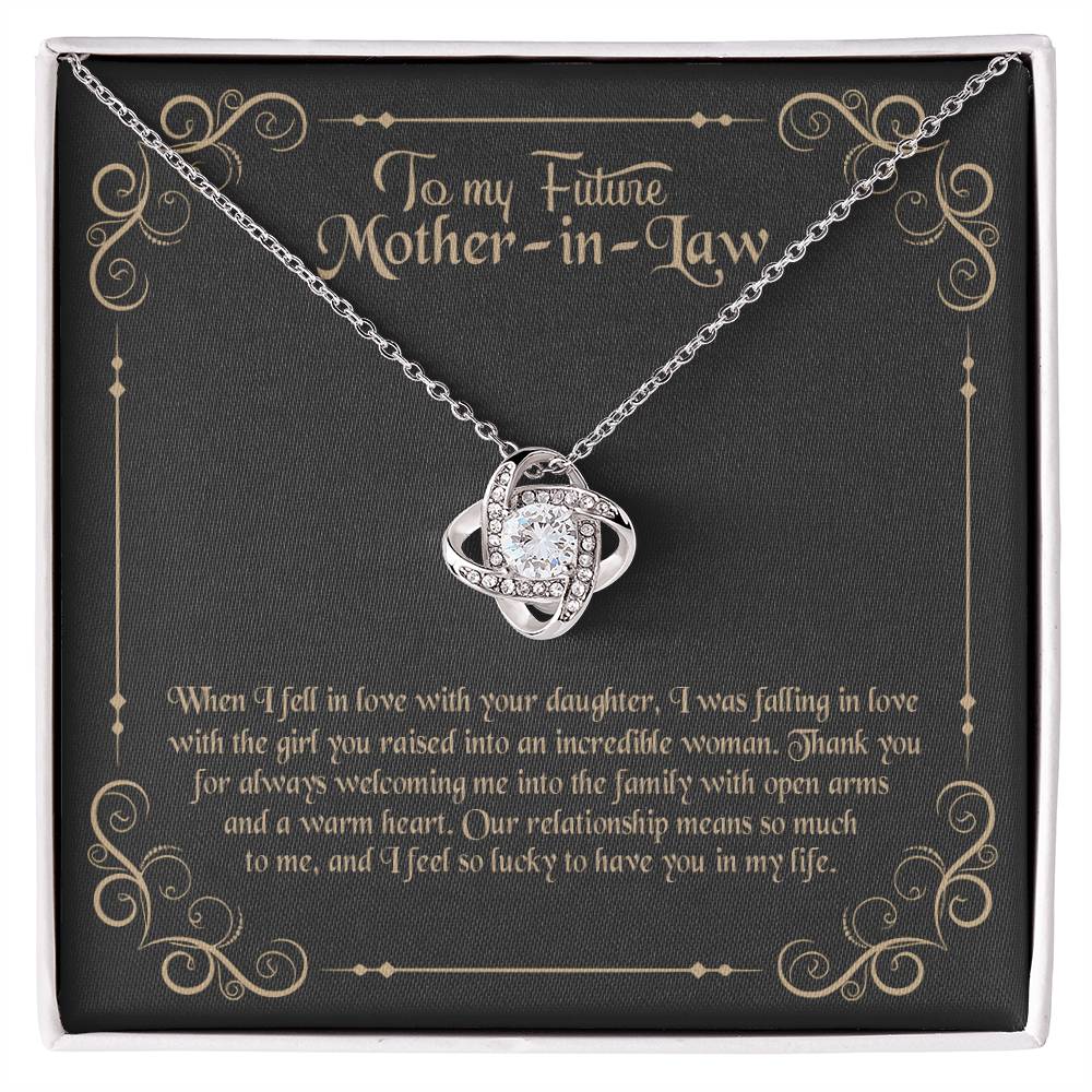 To my future Mother-in-law - Gift from Son - Thank You for Being Family on Thanksgiving