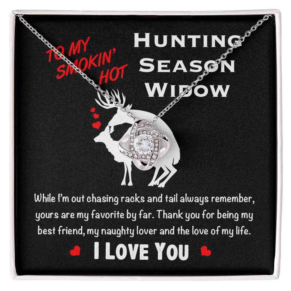 Smokin' Hot Hunting Season Widow Forever Love Necklace