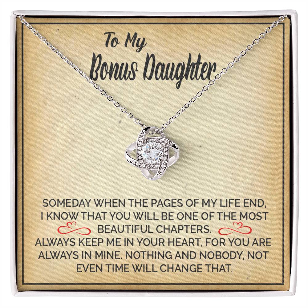(Almost Gone) Bonus Daughter - Beautiful Chapters -Empowering Necklace with Meaningful Message