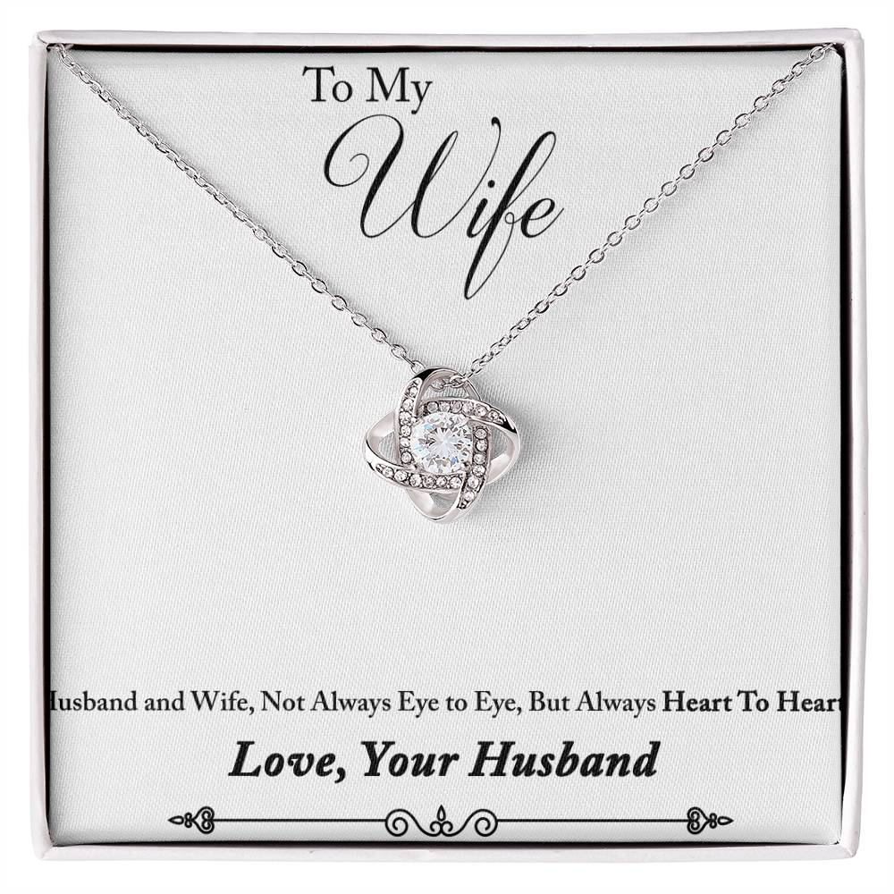 To Wife From Husband - Heart to Heart, Always Together on Anniversary