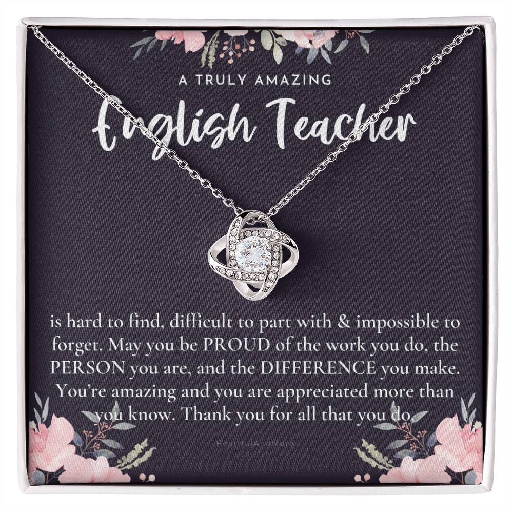 Gift For English Teacher, English Teacher Appreciation Gift, A Truly Amazing English Teacher Gift