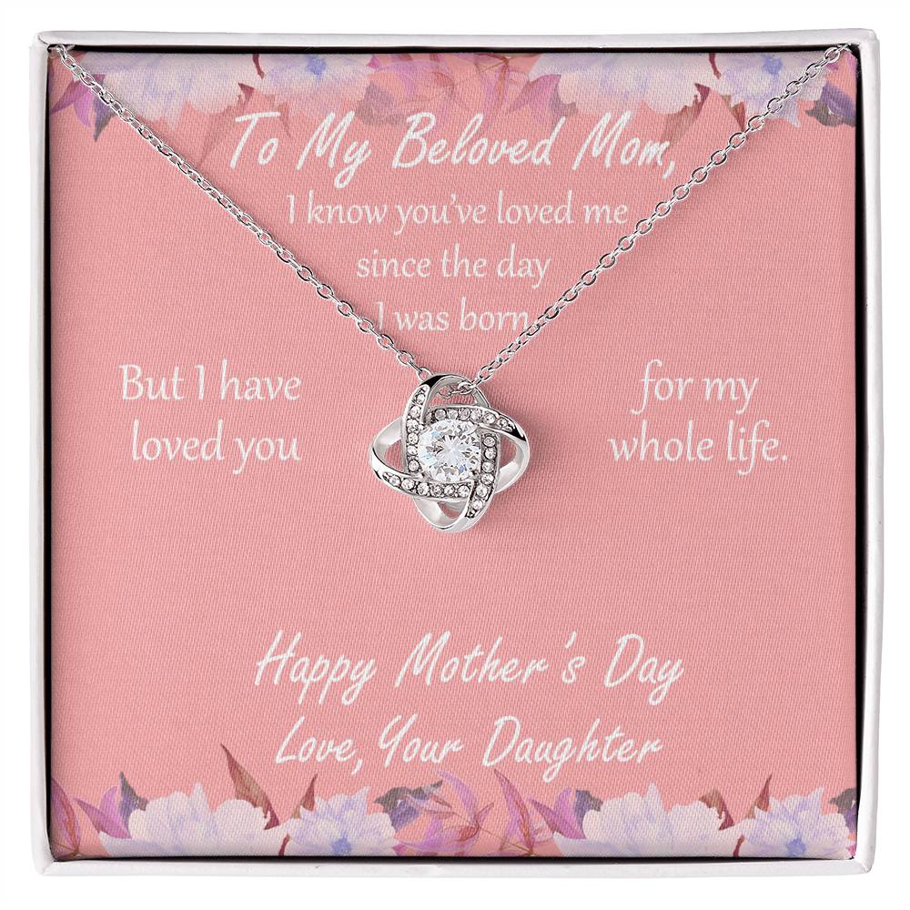 "My Whole Life" - Mother's Day Necklace -  To The Best Mom Ever – With Love on Mother’s Day